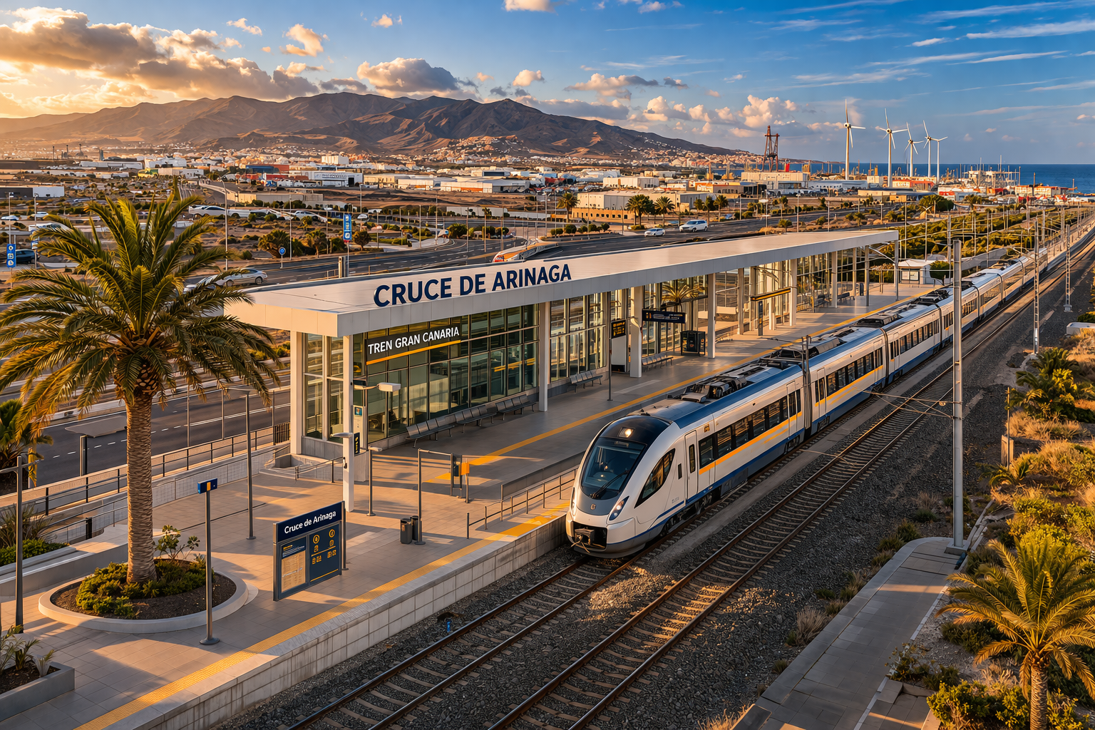 Estación del Tren de Gran Canaria en Cruce de Arinaga