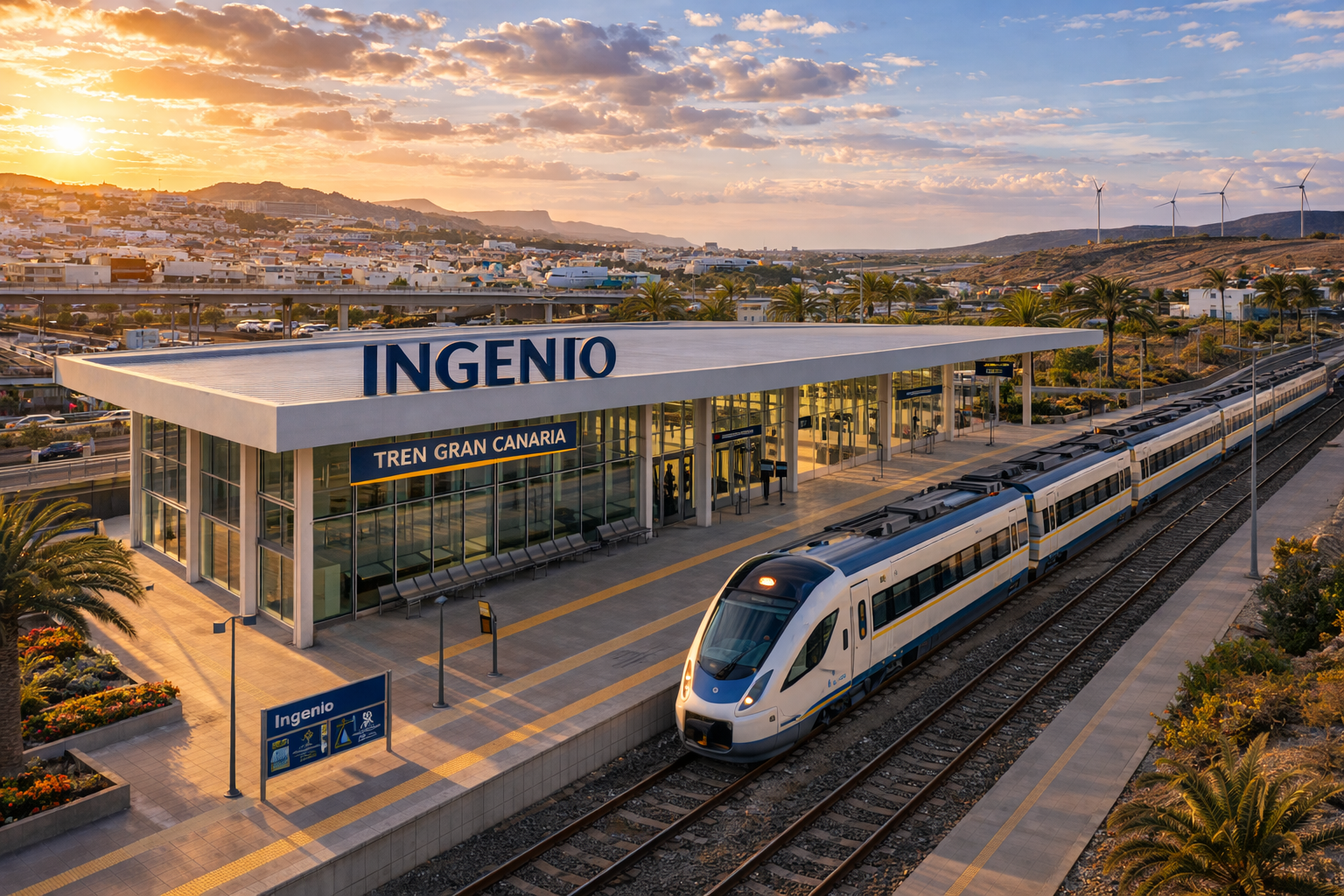 Estación del Tren de Gran Canaria en Ingenio