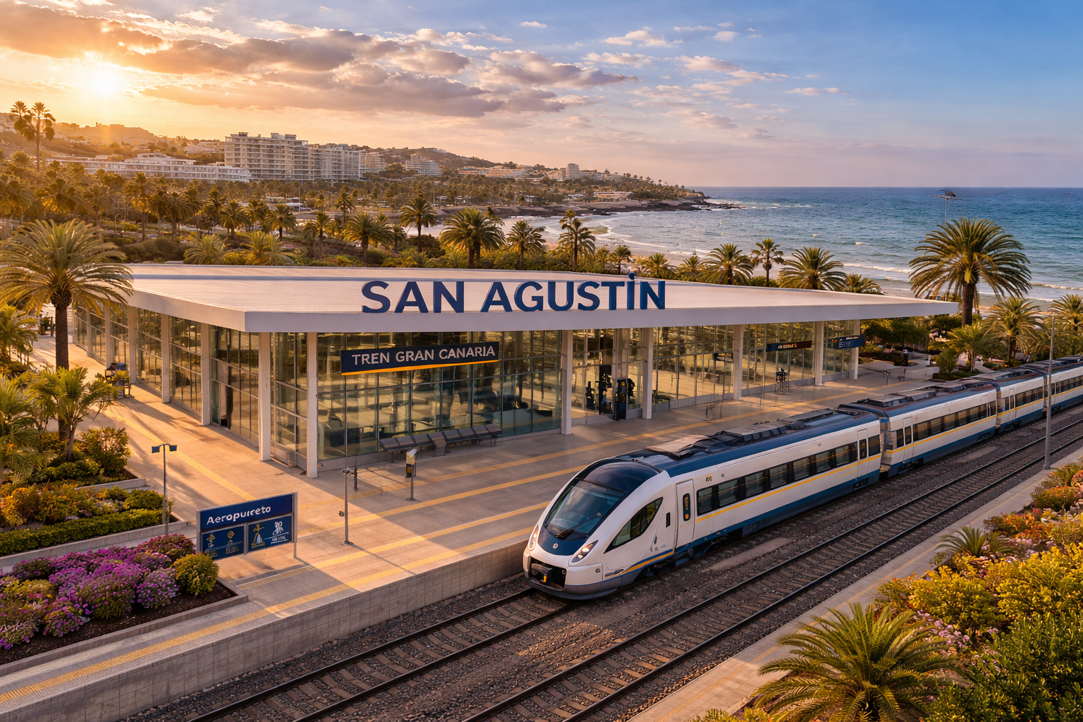 Estación del Tren de Gran Canaria en San Agustín